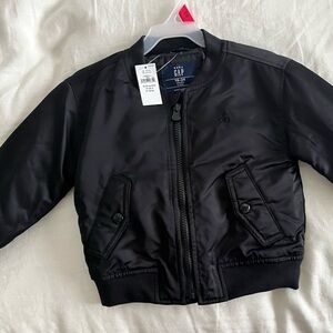 Black Baby Gap Bomber Jacket